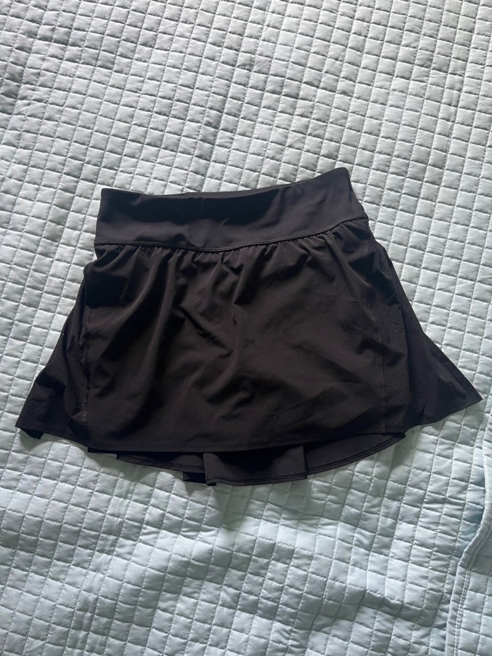 SPANX Get Moving Black Athletic Skort with Built-In Shorts sz Med